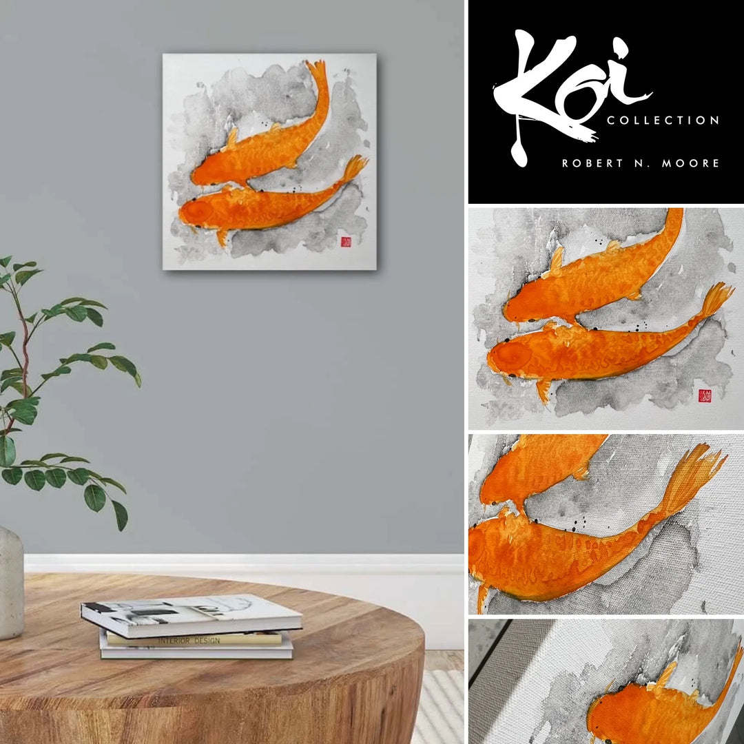 変わり鯉 ORANGE (Kawarigoi) ~ Koi Collection／Robert N. Moore