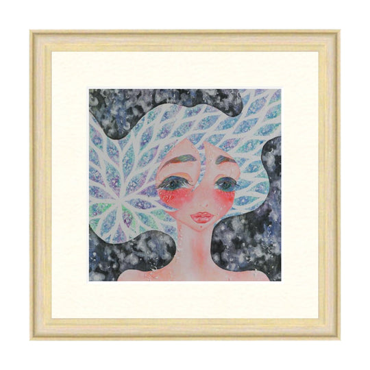 宙のなかで出逢う【アートプリント】