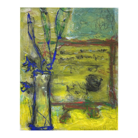 枯れた花と賞状