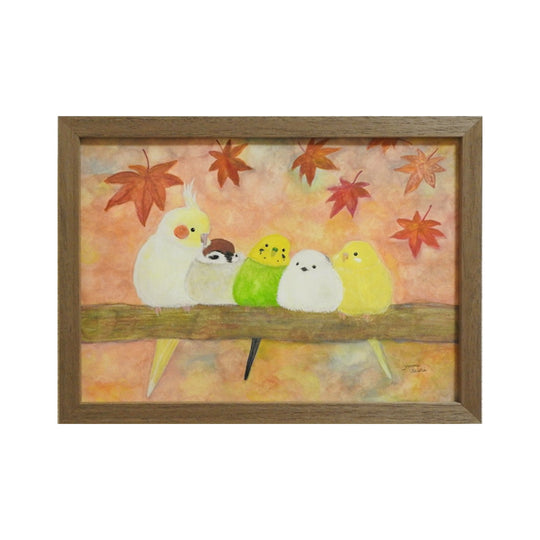 紅葉インコたち