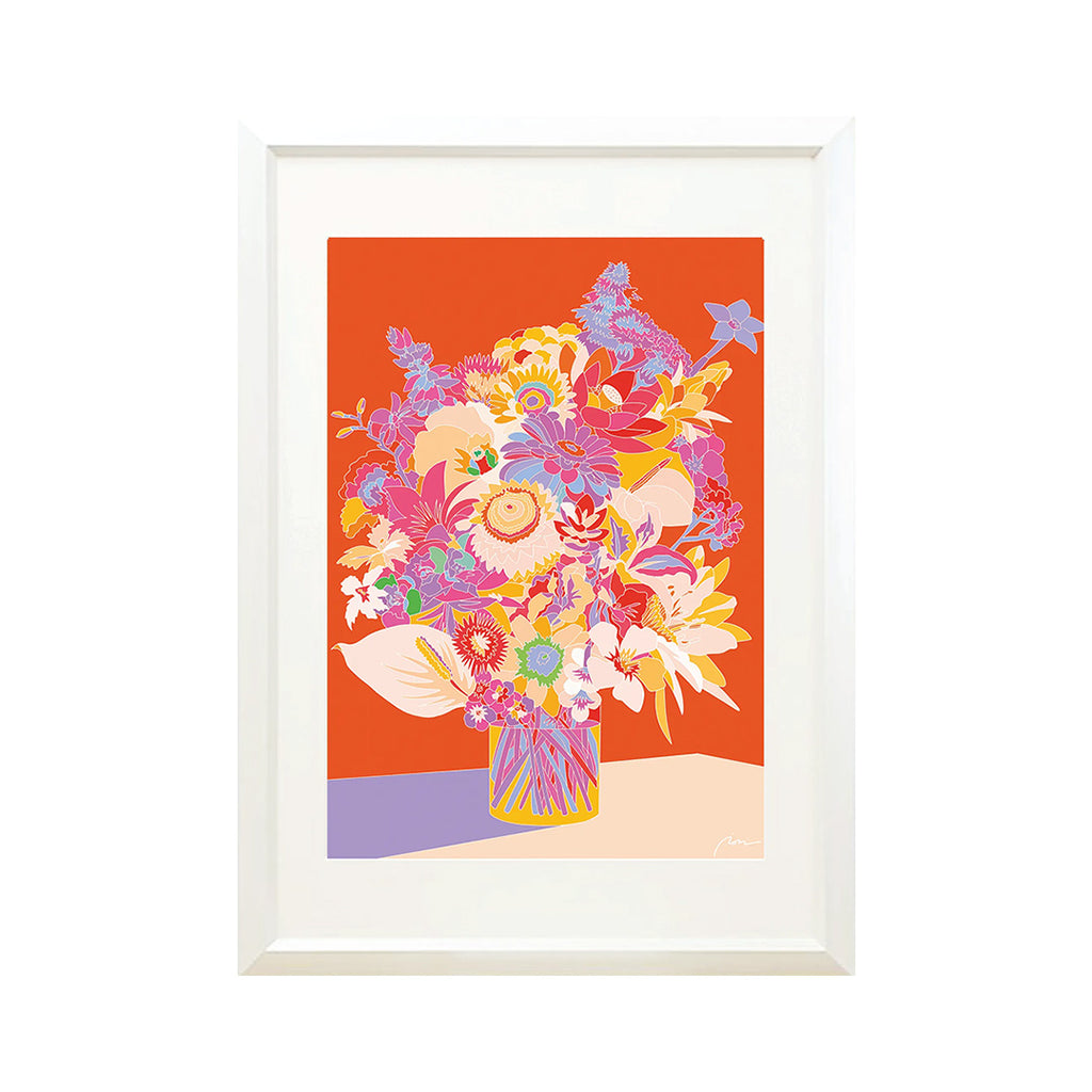 BIRTH FLOWERS - AUGUST -／IORI KIKUCHI｜アート絵画・販売通販WASABI