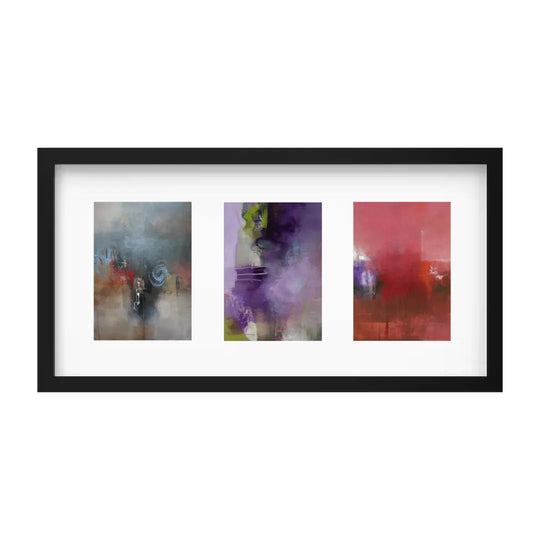 選べるアート3連作 vol.5(額縁 : ブラック)