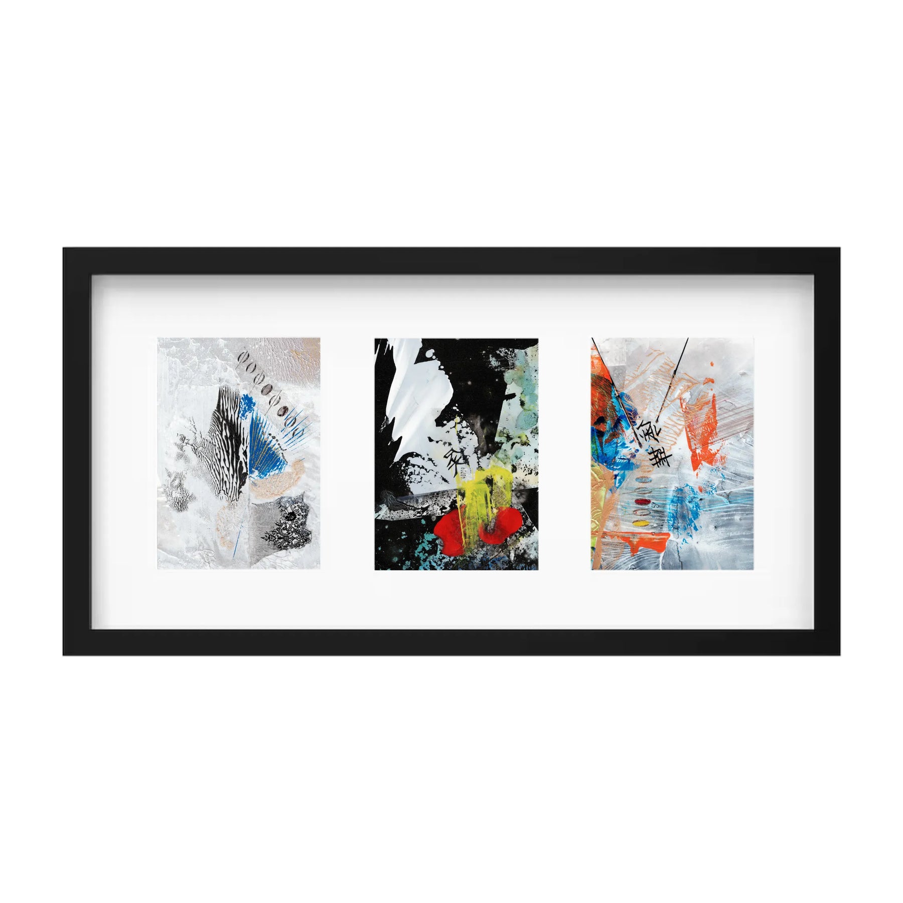 選べるアート3連作 vol.3(額縁 : ブラック)