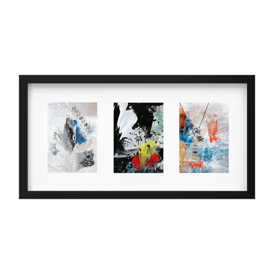 選べるアート3連作 vol.3(額縁 : ブラック)
