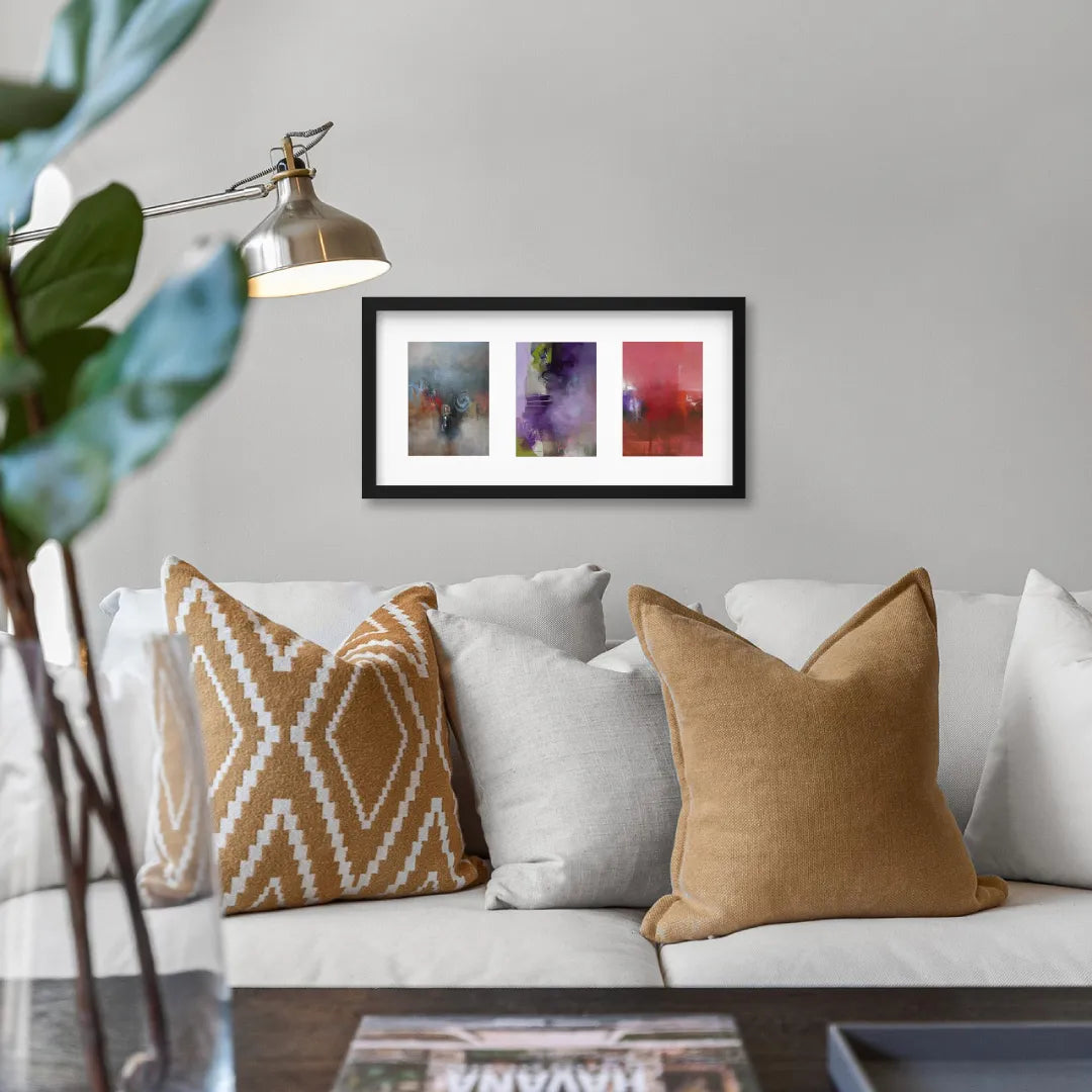 選べるアート3連作 vol.5(額縁 : ブラック)