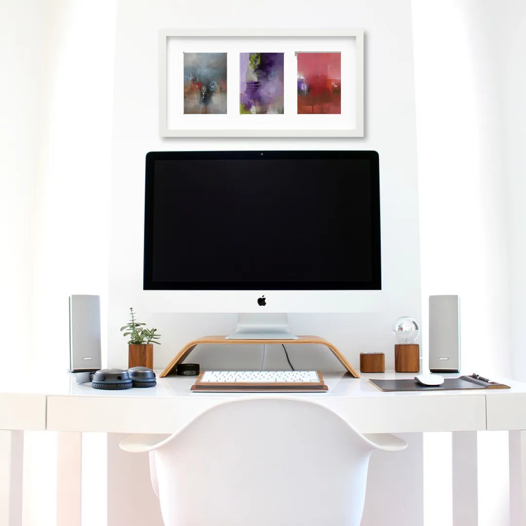 選べるアート3連作 vol.5(額縁 : ホワイト)