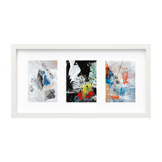 選べるアート3連作 vol.3(額縁 : ホワイト)
