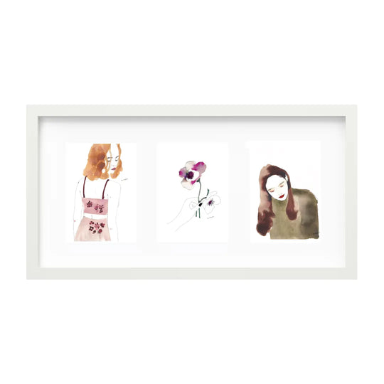 選べるアート3連作 vol.6(額縁 : ホワイト)