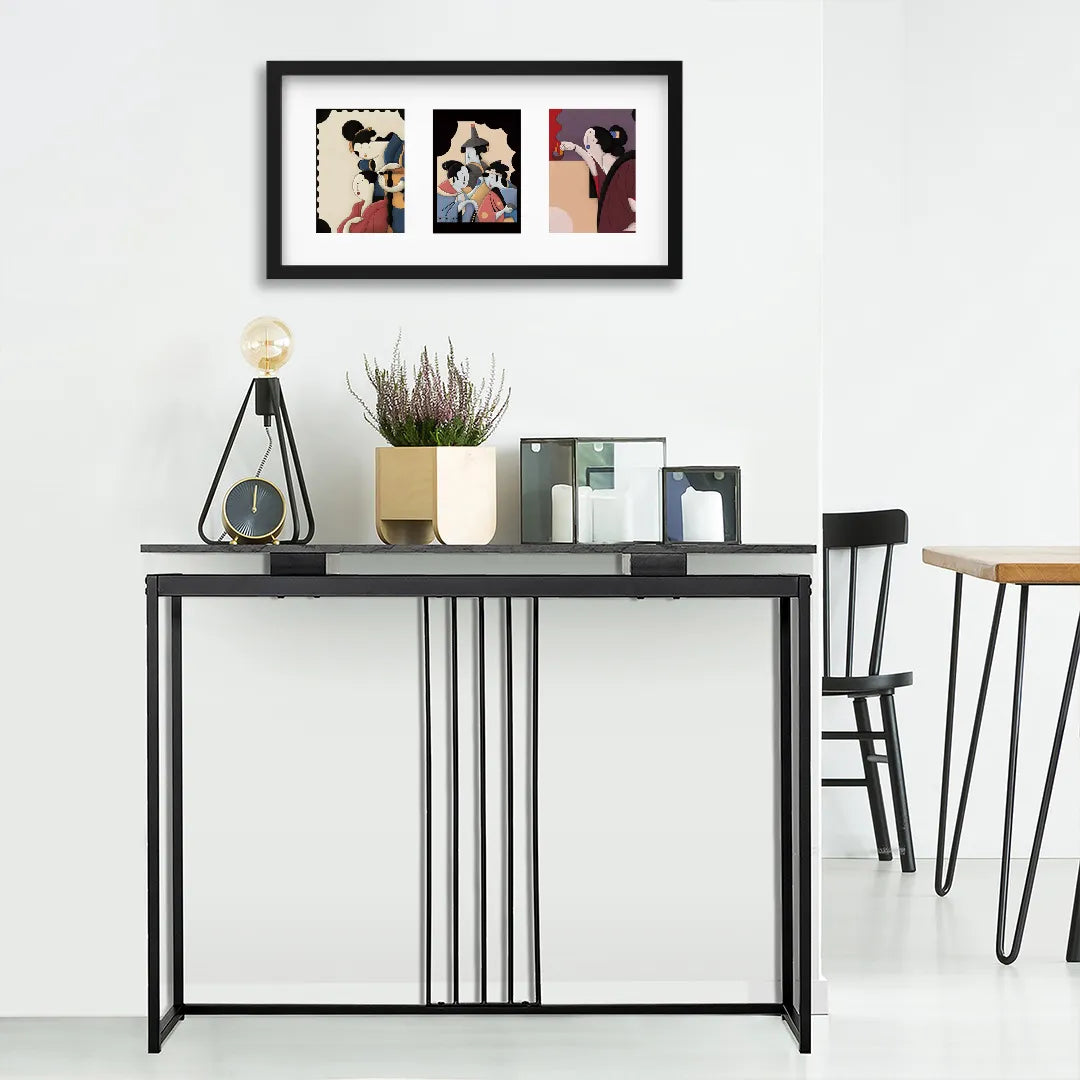 選べるアート3連作 vol.1(額縁 : ブラック)