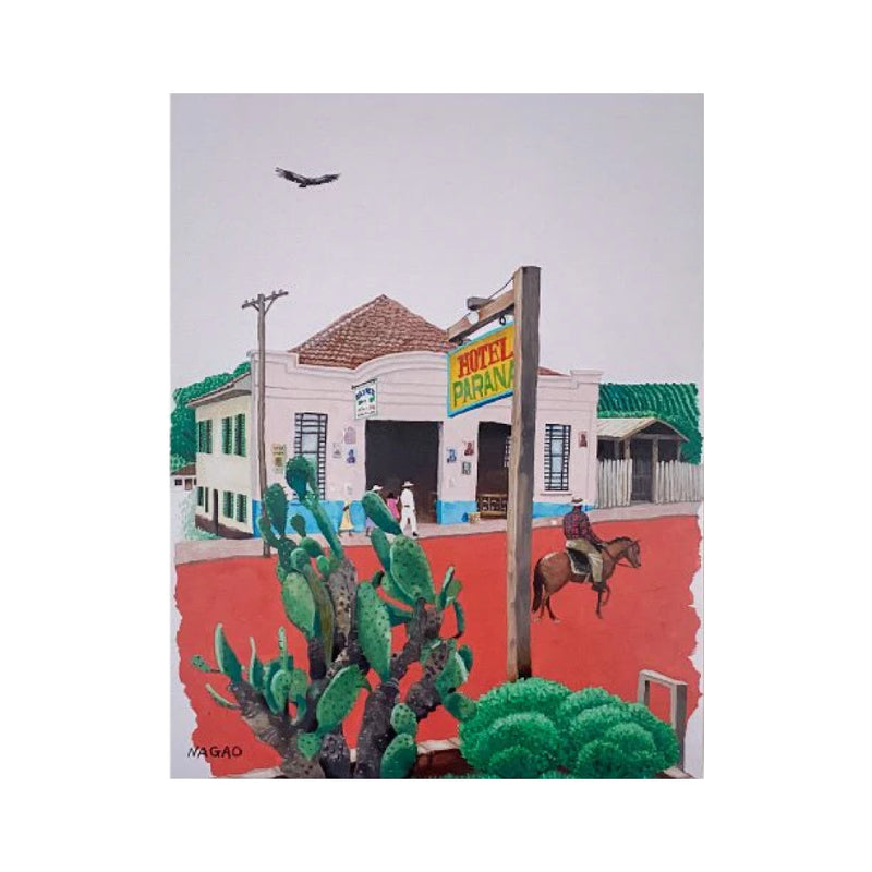 メキシコ_サボテン／長尾みのる｜アート絵画・販売通販WASABI(ワサビ)