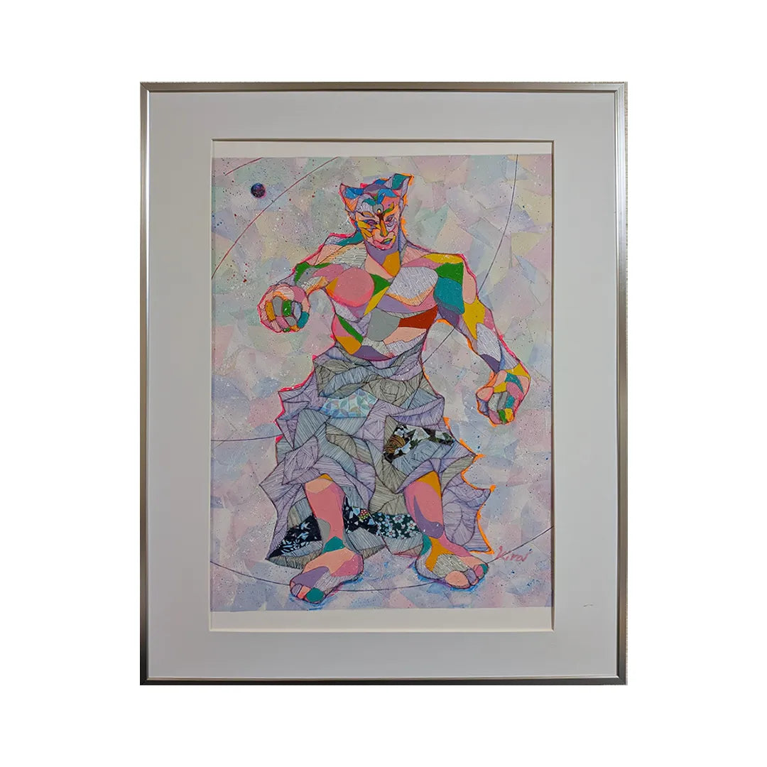 再構築される存在／kira｜アート絵画・販売通販WASABI(ワサビ)