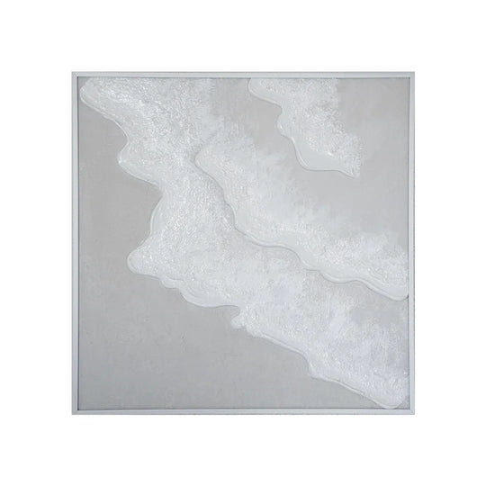 【Beach 40×40cm】ホワイトフレーム