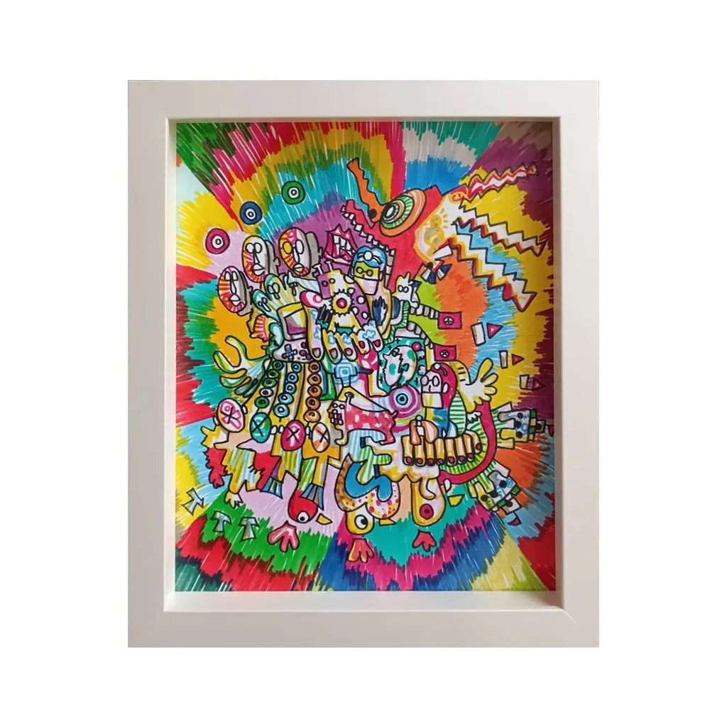 あ、そうそう、言い忘れてたけど僕は天才です。/田村田|アート絵画 あ、そうそう、言い忘れてたけど僕は天才です。/田村田|アート絵画