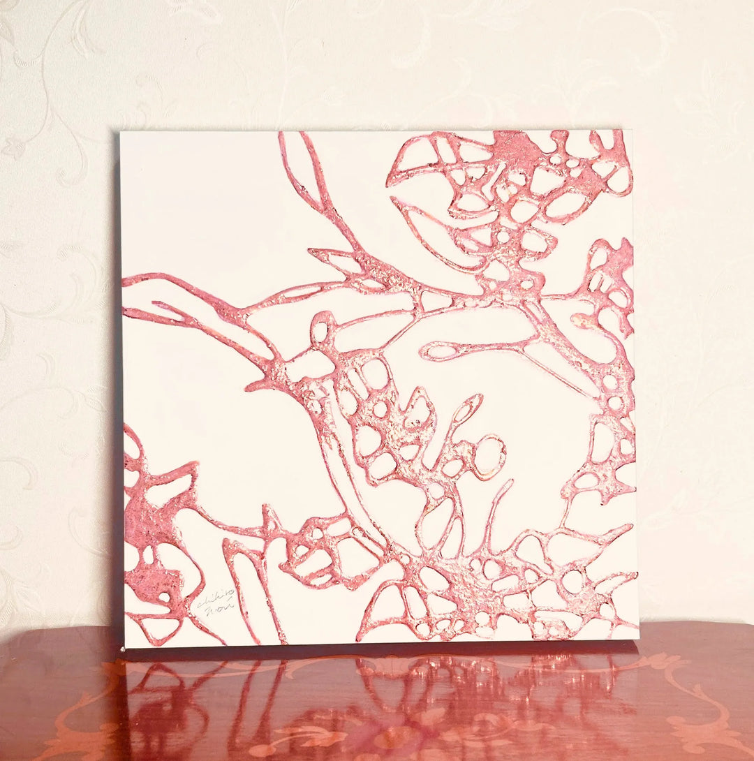 MT-Line【Petite fleur-Bouquet Rose gold】／森 千｜アート絵画・販売