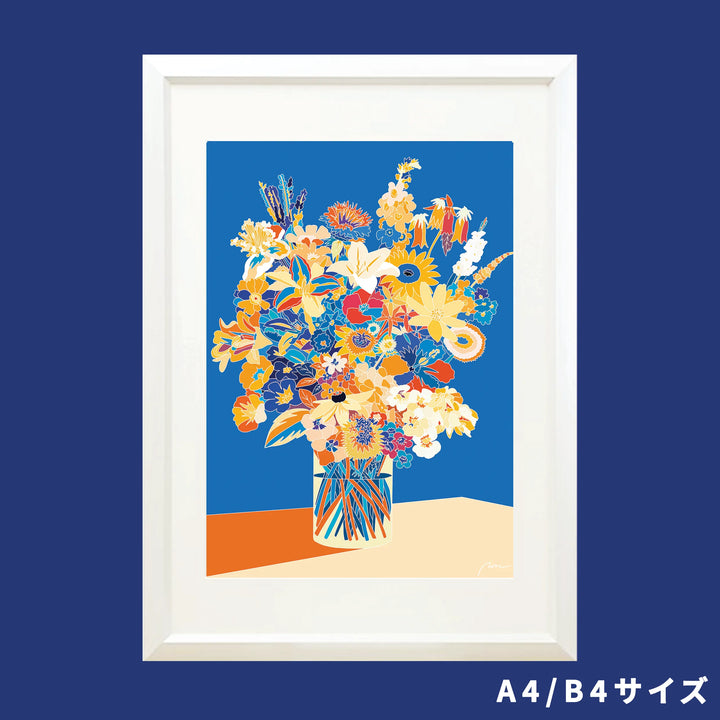 BIRTH FLOWERS - JULY -／IORI KIKUCHI｜アート絵画・販売通販WASABI
