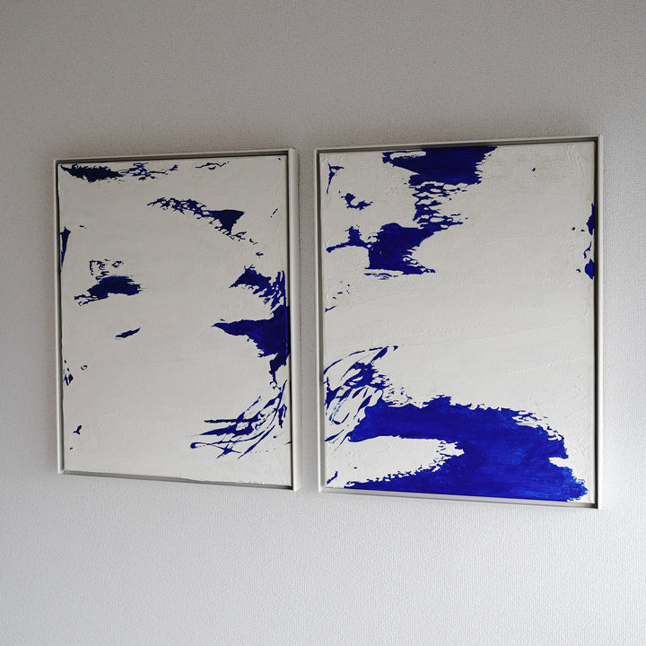 呼吸する青/Breathing blue／小山絢子｜アート絵画・販売通販WASABI