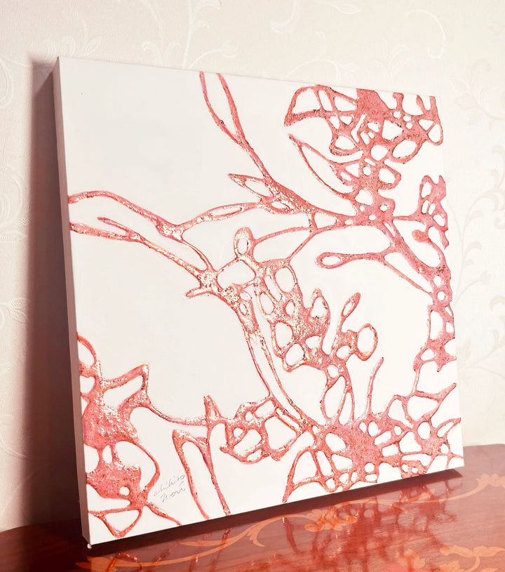 MT-Line【Petite fleur-Bouquet Rose gold】／森 千｜アート絵画・販売