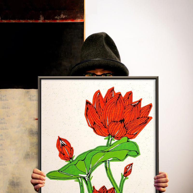 Red lotus No.147