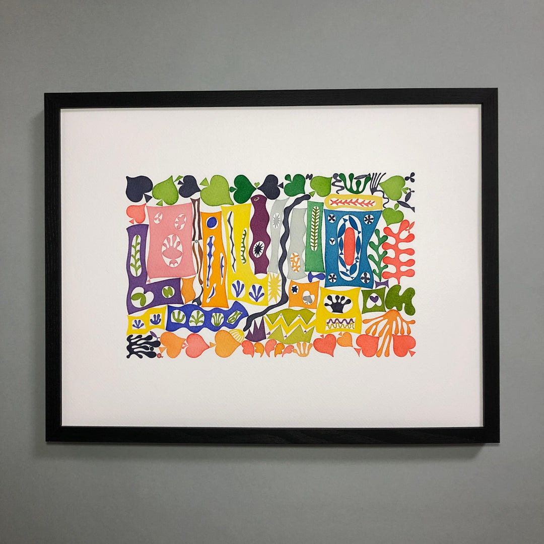 【コラージュ原画】PLAY/CHAOS｜額装済み一点物 カオス／水谷良一｜アート・絵画通販WASABI(ワサビ)