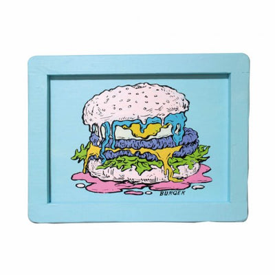 burger-blue--絵画 | WASABI(ワサビ)アート通販