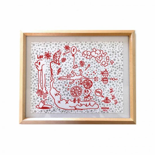 欠けてはいるが　赤