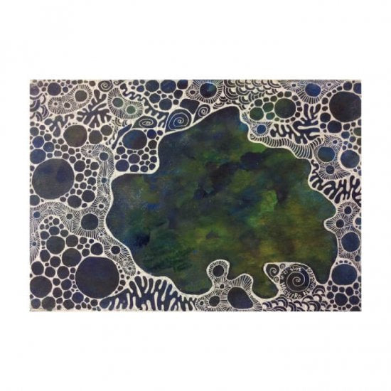 心の欠片　緑藻 | WASABI(ワサビ)アート通販