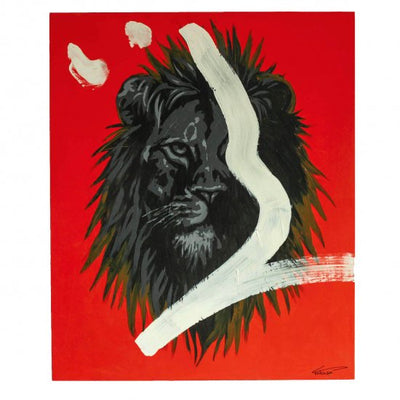 陰獅子 -絵画| WASABI(ワサビ)アート通販