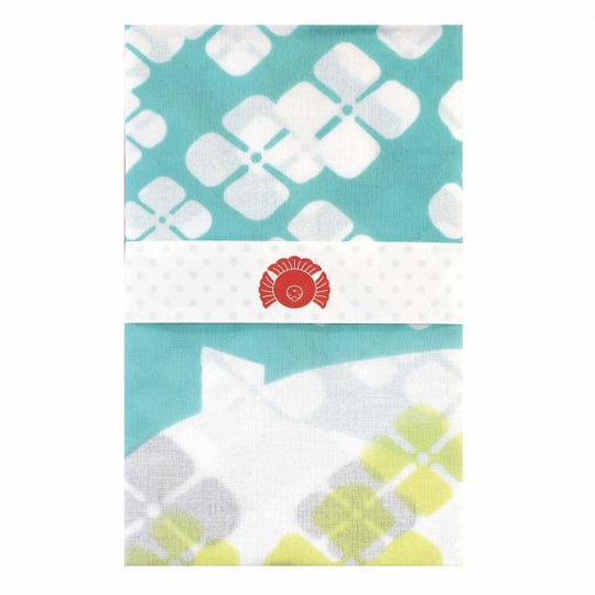 chimoni 注染染めてぬぐい あじさい(水色)