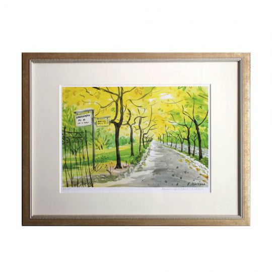 紅葉の並木道(large)