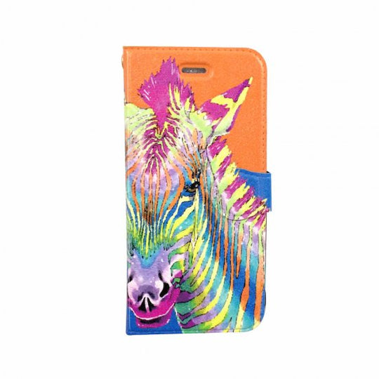 zebra/バイカラースマホケース(iPhone 12以前)