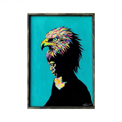 Atomic head -eagle -絵画| WASABI(ワサビ)アート通販