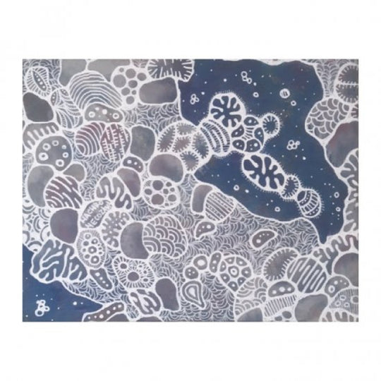 心の欠片　灰青