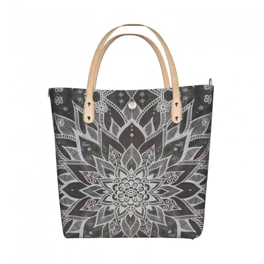 8点限定 漆黒花 トートバッグ