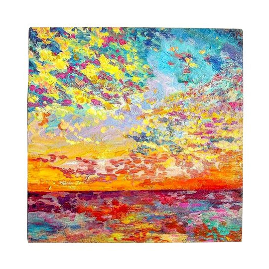 受注制作 『空と海の絵』アートジークレー