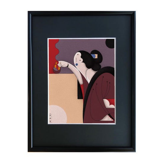 Housewife Lightning Candle【アートプリント】