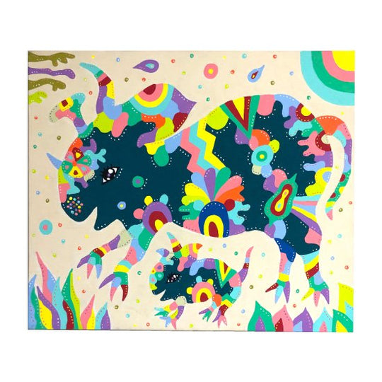 Mother beast and cub