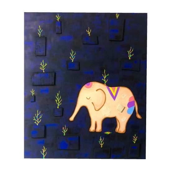 Lonely elephant 