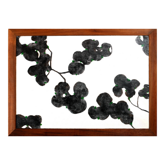 Pressed plants black#2L