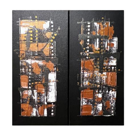 RETRO STYLE ART #7 (SET OF 2)