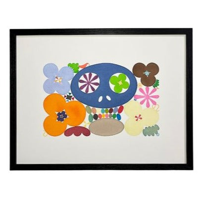 ドクロとパンジー２