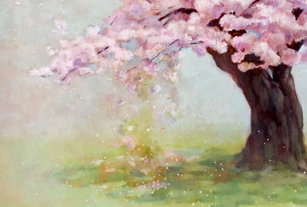 咲いて散って、また咲く／白川美紀｜アート絵画・販売通販WASABI(ワサビ)