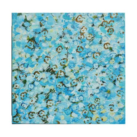 ネモフィラの花の絵