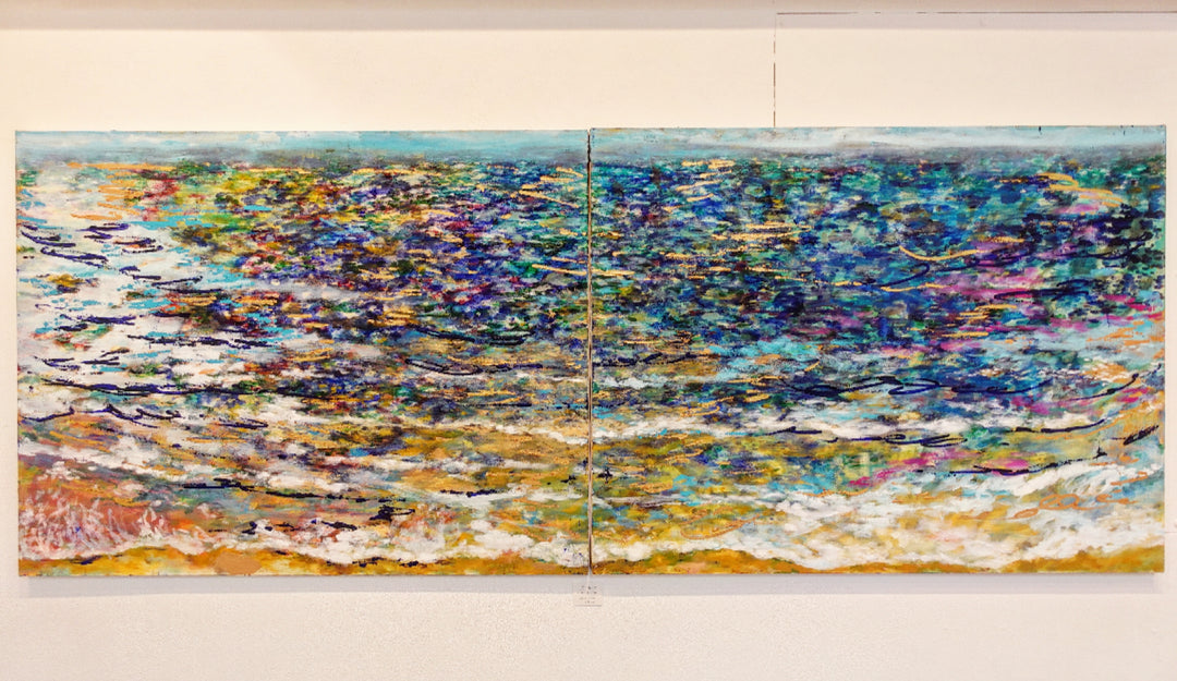 空と海の絵 -sea of time-／むらいさき｜アート絵画・販売通販