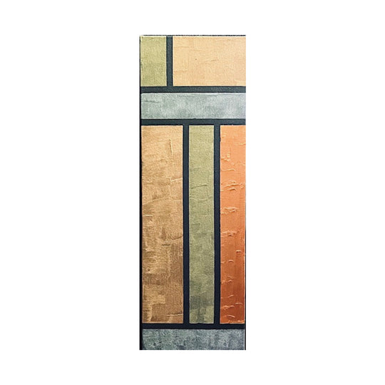 LINEAR ABSTRACT COPPER-BRONZE
