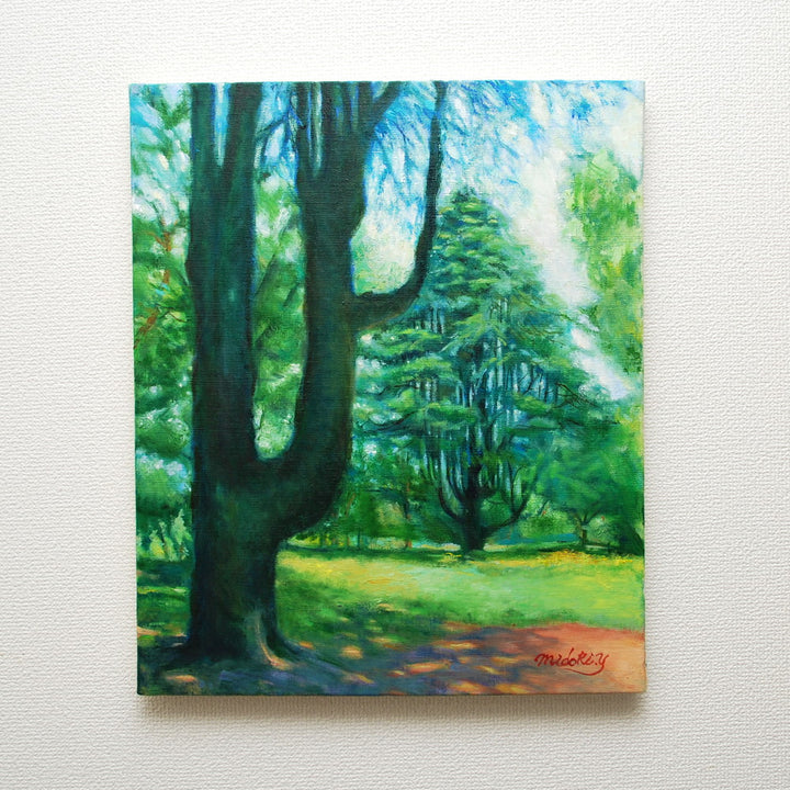 ヒマラヤスギ（彩の森入間公園）／山口ミドリ｜アート絵画・販売通販