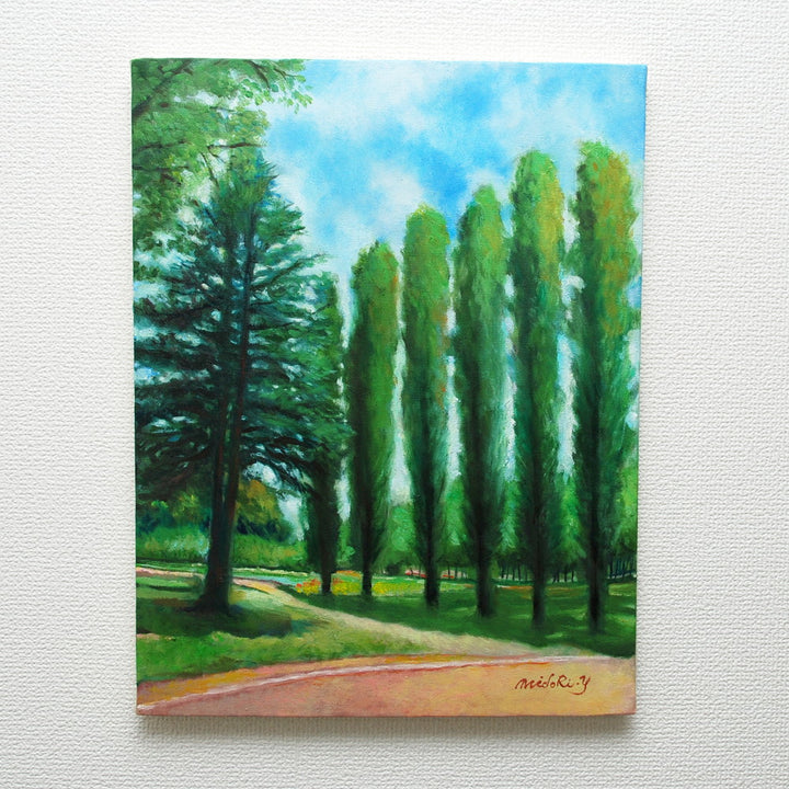 絵画　ポプラ並木 634d739e-5ed5-4f37-ae34-