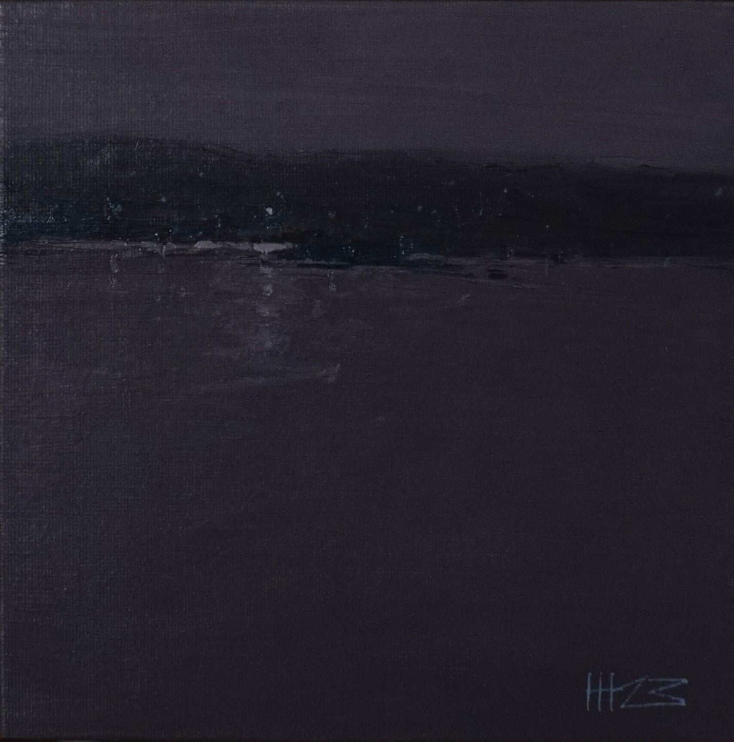 Gray across the bay