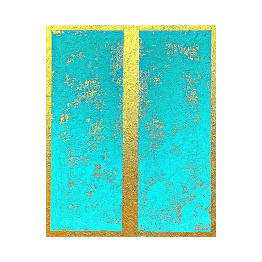 turquoise gold grotto