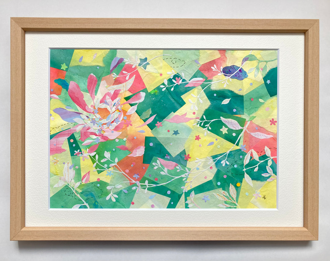 モウセンゴケ 原画 現代アート 絵画 画家 多肉植物 苔 キモカワ ポップ 創作 楽天市場】作品 : K-1 植物 創作イラスト 花 フラワー
