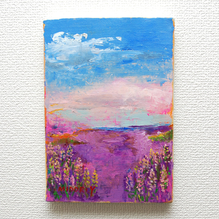 【絵画】ボタニカルアート　「ハマナス」原画 Lupinus（ルピナス）／山口ミドリ｜アート絵画・販売通販WASABI(ワサビ)